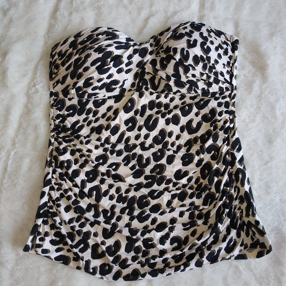 Bleu Rod Beattie Cheetah Print Tankini Top